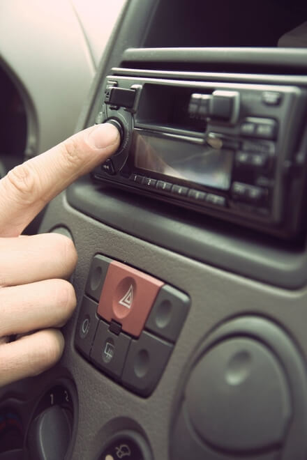 Blue Wave Voiceover Car music audio controls
