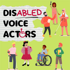The Disabled Voice Actors Database includes talent that identify as disabled including wheelchair users, neudrodivergent talent, d/Deaf talent, Blind talent and more. 